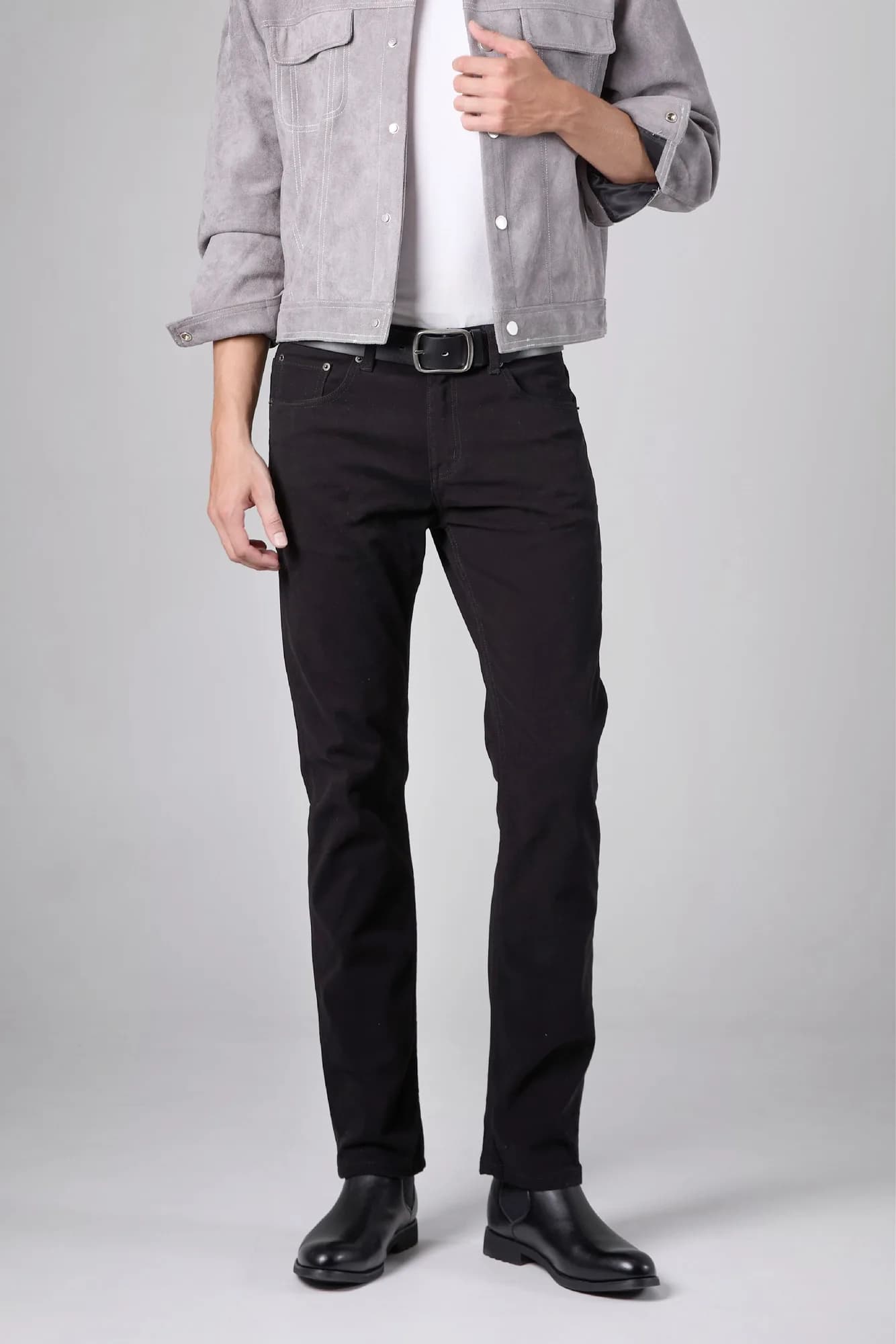 Jack Russel - Men Jeans - Klassik J-1161/4 Slim Fit Black