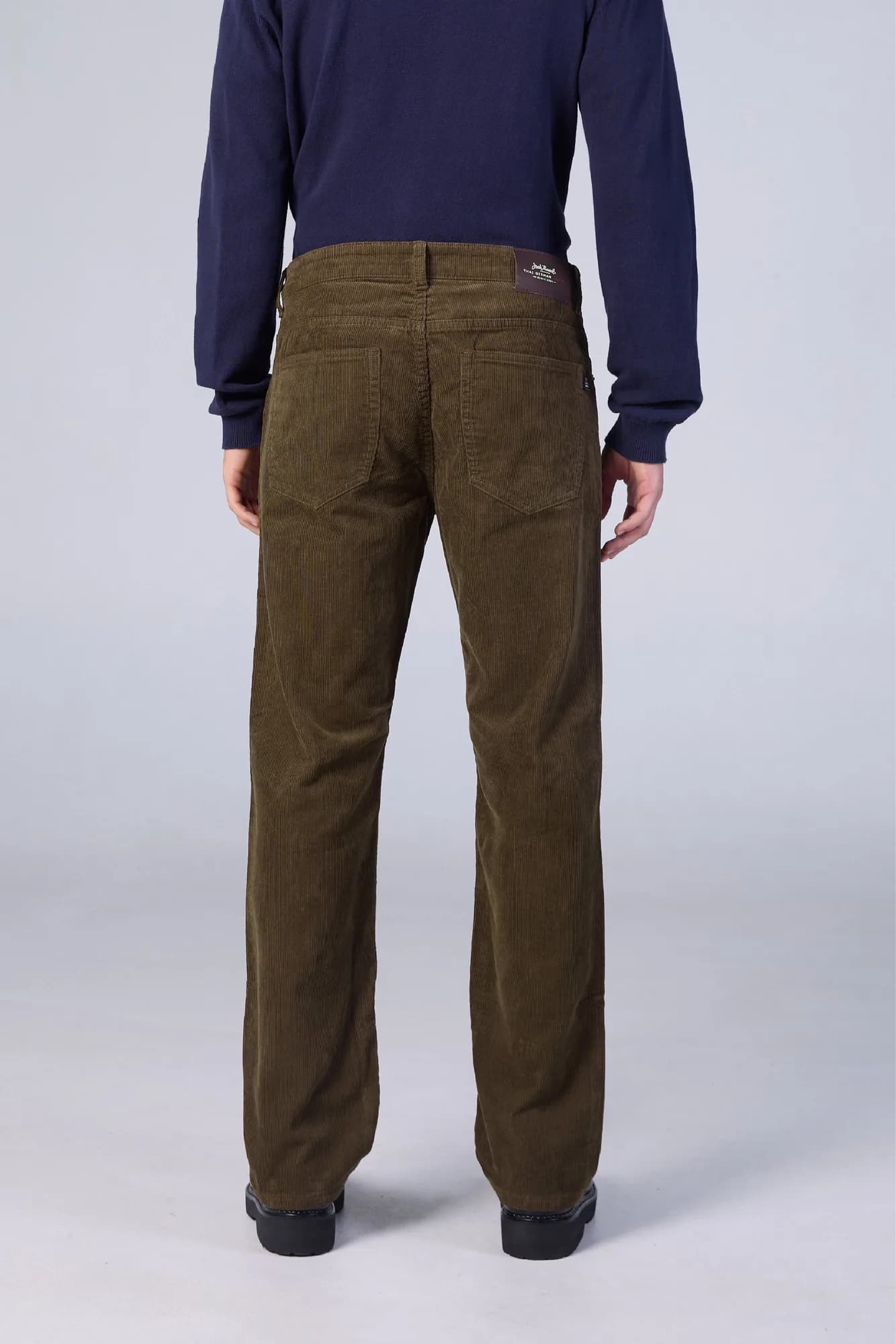 Jack Russel - Men Corduroy Pants - Klassik J-1200/OG Straight Fit Olive Green
