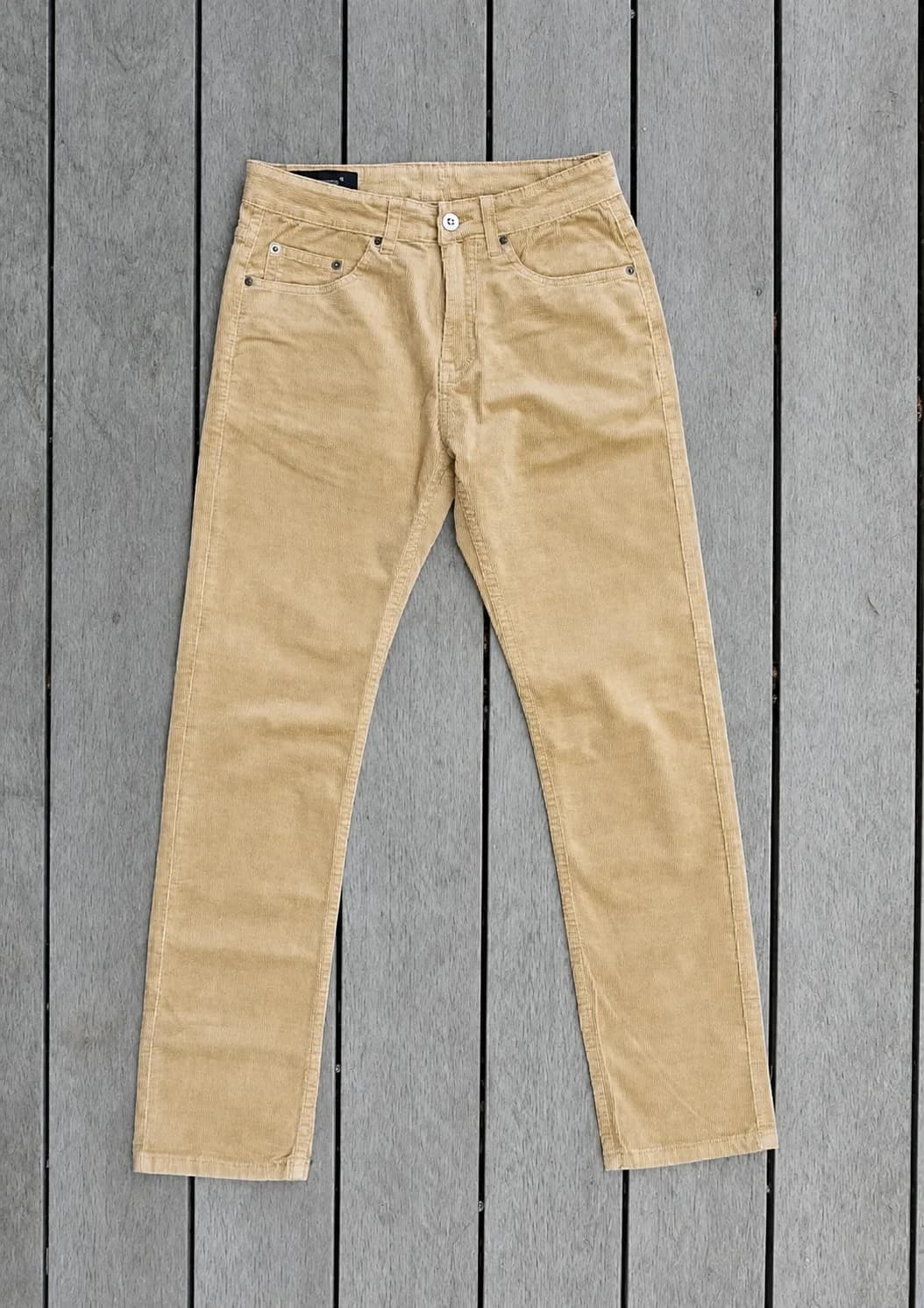Jack Russel - Heren Corduroy Broek - Klassik J-427/17/1 Corduroy Slim fit Khaki