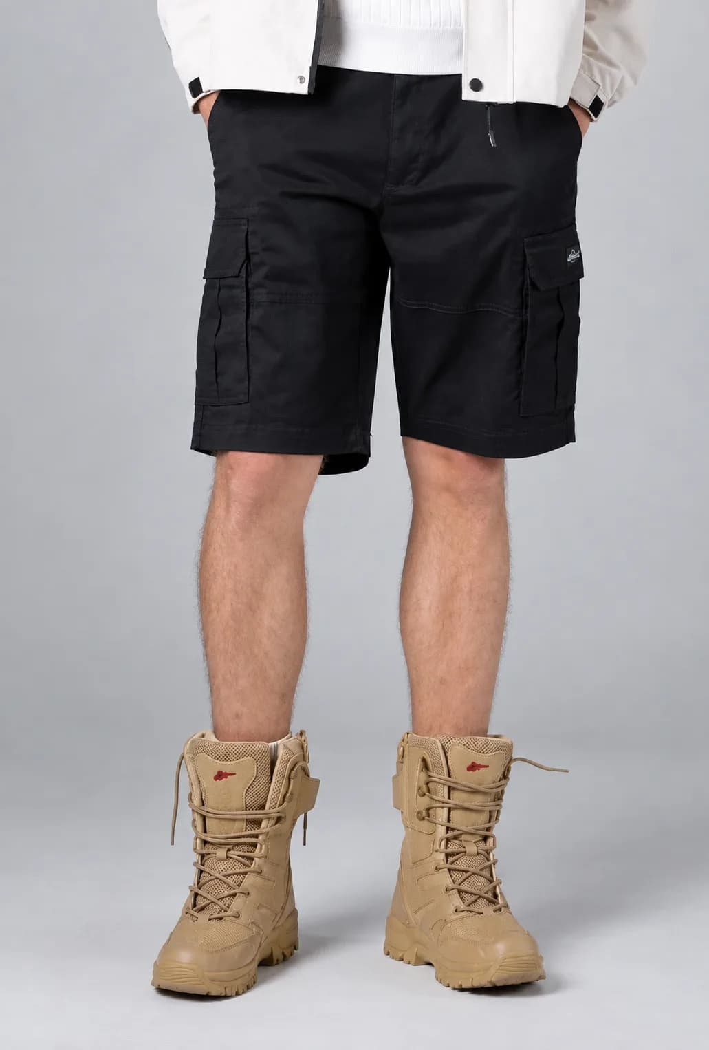 Jack Russel - Heren Cargo Korte broek - Handwerk JS-SON/BK Slim fit Zwart
