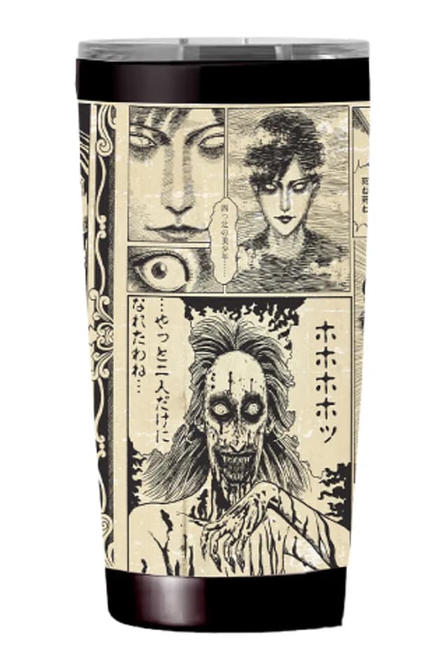 Jack Russel X Junji Ito - Tumbler - TM-JUNJI2 Manga Black