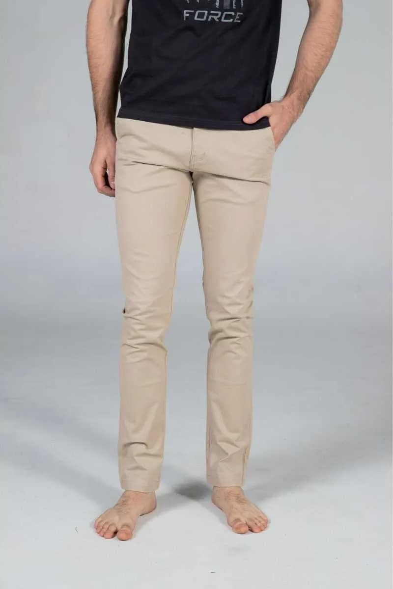 Jack Russel - Heren Chino - Klassik J-326/1 Slim fit Crème
