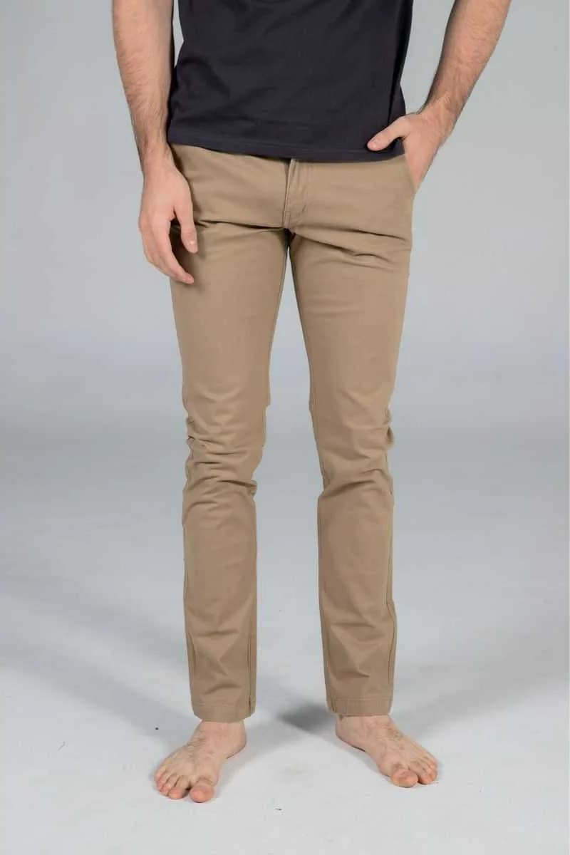 Jack Russel - Heren Chino - Klassik J-326/2 Slim fit Khaki