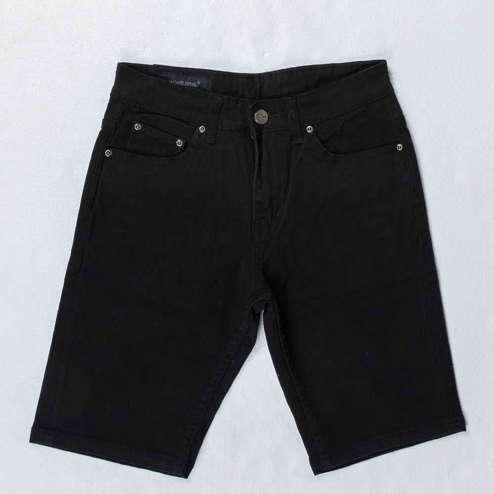 Jack Russel - Heren Korte broek - Klassik JS-102/BK Slim fit Zwart