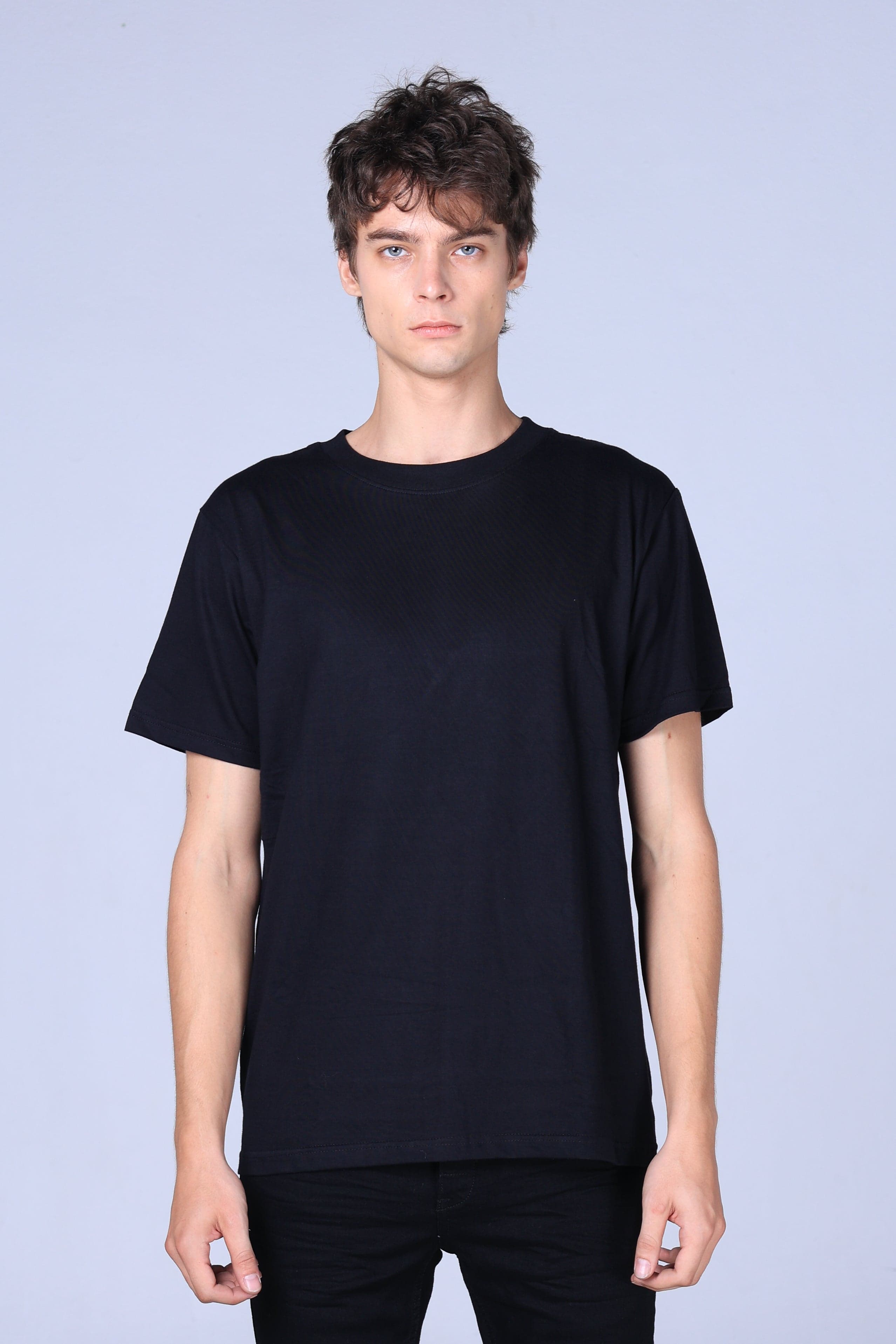 Jack Russel - Heren T-shirts - Klassik TJ-OZ1/BK Oversized Zwart